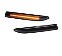 Side Indicator 2pcs LED Dynamic Turn Signal Flowing Side Marker Repeater Indicator Light For Mondeo Mk4 Hatchback Saloon Estate (BA7) Turn Signal Light(Dynamic black)