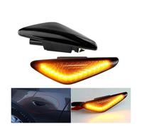 Side Indicator 2PCS Side Mirror Dynamic Turn Signal Sequential Indicator Blinkers For BMW 3 Series E46 316Ci 318Ci 320Cd 320Ci 323Ci Turn Singal Light(No Dynamic Smoked)