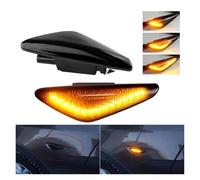 Side Indicator 2PCS Side Mirror Dynamic Turn Signal Sequential Indicator Blinkers For BMW 3 Series E46 316Ci 318Ci 320Cd 320Ci 323Ci Turn Singal Light(Dynamic Smoked)