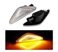 Side Indicator 2PCS Side Mirror Dynamic Turn Signal Sequential Indicator Blinkers For BMW 3 Series E46 316Ci 318Ci 320Cd 320Ci 323Ci Turn Singal Light(No Dynamic Crystal)