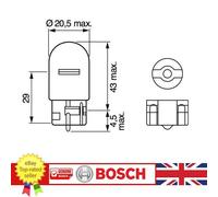 BOSCH Light Bulbs VW,AUDI,MERCEDES-BENZ 1 987 302 222 12V21WWY21WPURELIGHT,WY21WW3x16d,YY04500902100 Bulb, indicator