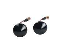 Side Indicator Dynamic LED Side Turn Signals For Punto Mudguard Mounts 1999-2010 Marker Light(Black)