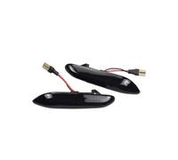 Side Indicator LED Door Light Kit Dynamic Side Step Lights For BMW 1 Series E81 3 Series E90 5 Series E60 Marker Light(Black)
