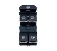 Side Lift Switch Control For Seat For Leon 2013 2014 2015 2016 2017 2018 White Light Electric Power Window Main Control Button Switch 5G0959857 Glass Lifter Switch