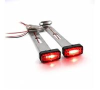 Side Lights Position Light Stainless Steel For Tamiya For SCANIA 770S For VOLVO For ACTROS 3363 For MAN 1/14 RC Truck Car Parts RC Replacements Spare