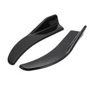 Side Lip Spoiler Diffuser 1 Pair Universal Black Car Carbon Fiber Screen Car Modification Replacement Accessories Bumper Spoiler Front Lip Anti-Collision(Black)