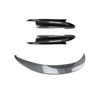 Side Lip Spoiler Diffuser Car Front Bumper Lip Spoiler Wrap Corner Splitter Exterior Car Accessories Compatible With 3 M3 E90 E91 E92 E93 2006-2013(Carbon Set)