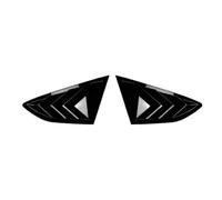 Side Lip Spoiler Diffuser Car Rear Spoiler Window Louver Trim Cover Shutter Triangular Window Body Kits Compatible With A5 S5 For F5 For Sportback 2017-2024(Glossy Black)