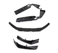 Side Lip Spoiler Diffuser Compatible With Accord 10th 2018 2019 2020 Body Kit Car Front Bumper Spoiler Lip Rear Diffuser Side Trim Cover Guard Canard Lid(Black)