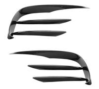 Side Lip Spoiler Diffuser Compatible With Benz E Class W213 E260 E300 2021 2022 2023 Front Bumper Air Vent Trim Fog Lamp Spoiler Frame Grill Splitter Brow(Carbon Fiber)