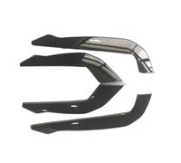 Side Lip Spoiler Diffuser Compatible With For Focus ST For Mk4 2019 2020 2021 Sedan Hatchback Front Bumper Lip Fin Splitter Spoiler Canard Side Trim Body Kit(Gloss Black)