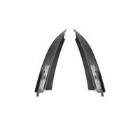 Side Lip Spoiler Diffuser Rear Bumper Lip Splitter Spoiler Anti Collision Body Guard Auto Parts Compatible With Benz C-Class W204 For AMG Line 2008 2009-2014(Carbon Look)