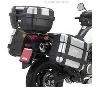 Givi Monokey Suzuki Dl 650 V-strom L2/l3/l4/l5/l6 Side Cases Fitting Silver