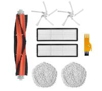 Side Main Brush Washable Filter, Replacement For Dreame for Bot W10 Self-Cleaning Robot Vacuum Mop Cleaner Spare Parts Accessories (Color : W10-T1)