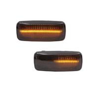 Side Marker Blinker Dynamic LED Side Marker Light Turn Signal Lamp For Jeep For Patriot For Compass For Commander For Liberty2006 2007 2008 2009 2010 2011 2012-2017 Car Turn Signal Lights(Smoked Dynam
