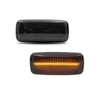 Side Marker Blinker Dynamic LED Side Marker Light Turn Signal Lamp For Jeep For Patriot For Compass For Commander For Liberty2006 2007 2008 2009 2010 2011 2012-2017 Car Turn Signal Lights(Smoked No Dy