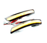Side Marker Blinker For Escape For Kuga II For EcoSport 2013 2014 2015 2016 2017 2018 2019 Car Accessories Dynamic LED Side Rearview Mirror Turn Signal Light Indicator Car Turn Signal Lights(Yellow)