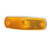 HELLA 12v 2PS962964031 RECTANGULAR AMBER/ORANGE SIDE MARKER LIGHT LAMP