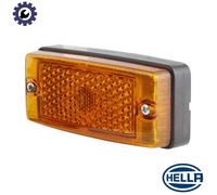 HELLA 2PS 004 361-001 Side Marker Light - Halogen - 24/12V - Screw Connection/mounting - Lens Colour: Yellow - left/right - Quantity: 1
