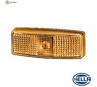 Side Marker Light Side Marker Lamp with Amber Lens HELLA 2PS 006 717-031