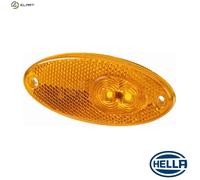 Side Marker Light LED Amber Oval 24v HELLA 2PS 964 295-057