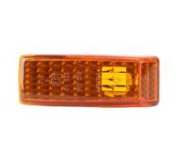 Side Marker Light Housing Protective Side Indicator Lamp Cover 1248202321 Replacement for C-Class E-Class S-Class SL-Class W124 W140 R129 (Yellow)