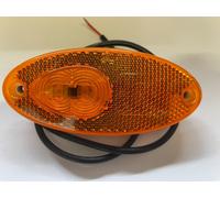 Side Marker Light: LED 24v Side Marker + Reflector Amber | HELLA 2PS 964 295-051