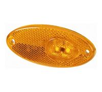 HELLA Side Marker Light 2PS 964 295-071 - LED 24V, Yellow Lens, 500mm Cable, Left/Right