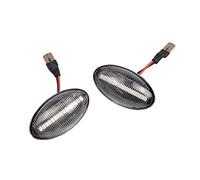 Side Marker Repeater Side Marker Turn Signal Light For MINI For Cooper R50 R52 R53 2002 2003 2004 2005 2006 2007 2008 Flowing Water Repeater Indicator Dynamic Blinker(Dynamic Crystal)