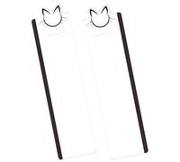 Side Memo Board for Monitor | Acrylic Cat Head Design, Side Notebook for Computer Screen, For Adults Teen Teachers Professional Busy Office Home Dorm