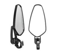 Side Mirror 2pcs Motorcycle Modified Rearview Mirror Handhandle 22MM Aluminum Alloy Reverse White Glass Universal