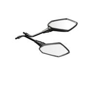 Side Mirror 2Pcs/Pair Motorcycle Rearview Mirror Scooter E-Bike Mirrors Electrombile Back Side Convex 8mm 10mm Carbon Fiber
