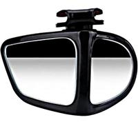 Side mirror 360 Degree Rotatable Adjustable Car Blind Spot Mirror Wide Angle Reversing Rear View Parking(Left)