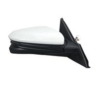 Side Mirror Assembly Compatible With Honda Civic 2016-2021 US Version Pearl White Manual Folding Turn Signal Light Door Mirror Accessories(Right)