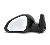 Side Mirror Assembly Heated Electric Door Wing Foldable Rearview Mirror For Buick For Regal 2011 2012 2013 IENQBVL(6pins black Left)