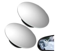 Side Mirror Blind Spot Mirror for Cars - Blind Spot Mirrors | Pack of 2 Car Rear View Mirrors | Adjustable Convex Rear View Mirrors with Wide Angle for Safe Exit on the Car Door in the Second