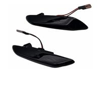 Side Mirror Blinker Lamp LED Dynamic Turn Signal Light Sequential Blinker For BMW 1/3/5Series E81/88/46/90/91/92/93/60/61 For X3 For X1(Black 001)