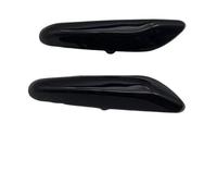 Side Mirror Blinker Lamp LED Dynamic Turn Signal Light Sequential Blinker For BMW 1/3/5Series E81/88/46/90/91/92/93/60/61 For X3 For X1(Black Type)