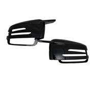 Side Mirror Cap Covers for W176 W246 W212 W204 C117 X156 X204 W221 C218 | A/B/C/E/S/CLA/GLA/GLK Class | Gloss Black Replacement | Easy Snap-On Design(Bright black)