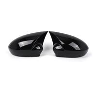 side mirror cap For Fiat For GRANDE For PUNTO DAL 2005-2018 For EVO DAL 2009-2012 Stick On Mirror Trim Cap No Drill Fitting Glossy Black
