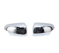 side mirror cap For Mazda BT-50 2012-2020 Clip-on Rearview Mirror Cover Gloss Black Chrome Mirror Cap(B pair)