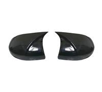 Side Mirror Caps Compatible With Jazz For Shuttle For City 2014 2015 2016 2017 2018 2019 2020 Car Rearview Side Mirror Cover Exterior Door Trim Parts(Low prof black)