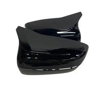 Side Mirror Caps For BMW 3 4 5 7 Series G20 G21 G28 G22 G11 G12 For M4 G30 G38 Bright Black Side Wing Rearview Mirror Cover Caps Door Mirror Covers Caps(Bright black)
