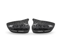 Side Mirror Caps For BMW 3 4 5 7 Series G20 G21 G28 G22 G11 G12 For M4 G30 G38 Bright Black Side Wing Rearview Mirror Cover Caps Door Mirror Covers Caps(Forged Carbon Look)