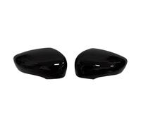 Side Mirror Caps For Clio For MK4 2012-2019 2x Car Rearview Side Mirror Cover Wing Cap Exterior Case Trim Decoration(Gloss Black)