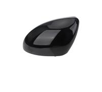 Side Mirror Caps For Clio MK5 2019 2020 2021 2022 2023 2024 2025 Black/White Door Wing Rear View Mirror Cover(Glossy Black Left)