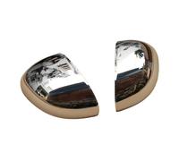 Side Mirror Caps For Fiat For 500X 2016-2020 ABS Chrome Rearview Side Mirror Cover Wing Cap Exterior Door Housing Shell Trim