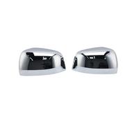 Side Mirror Caps For Jeep For Grand For Cherokee 2011-2019 Car Side Rearview Mirror Cover Caps OE：5G0857537 82212218 NI-MC187B Rear View Cap(1 pair Chrome)