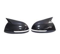 Side Mirror Caps For Kia For K2 2011 12 13 14 15 2016 Car Rearview Side Mirror Cover Sticker Wing Cap Exterior Door Case Trim Look(With lamp Carbon)