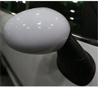 Side Mirror Caps For Mini F54 F55 F56 F57 F60 Auto Replacement Left Right Rear Mirror Cover Shell Cap Housing 51167401231 51167401232 Wing Mirror Cover(White Right)
